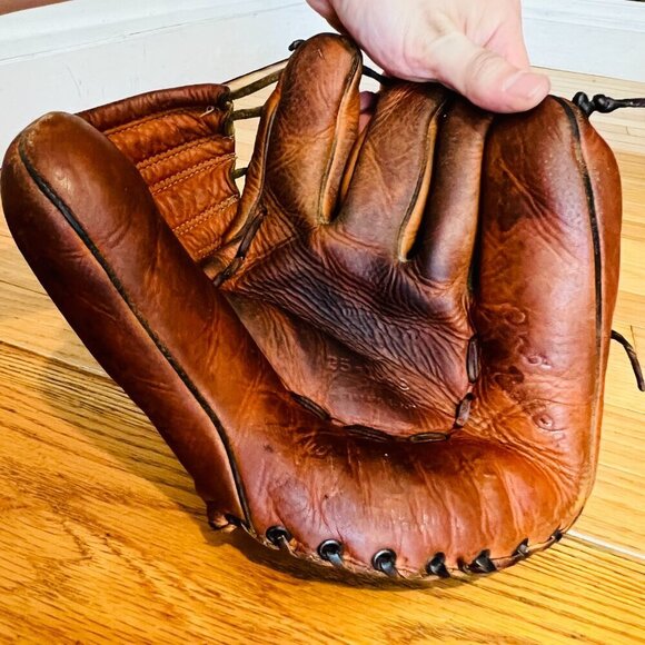 Vintage MICKEY MANTLE Rawlings Signature Model MM9 Baseball RHT Glove NY Yankee - Picture 1 of 16